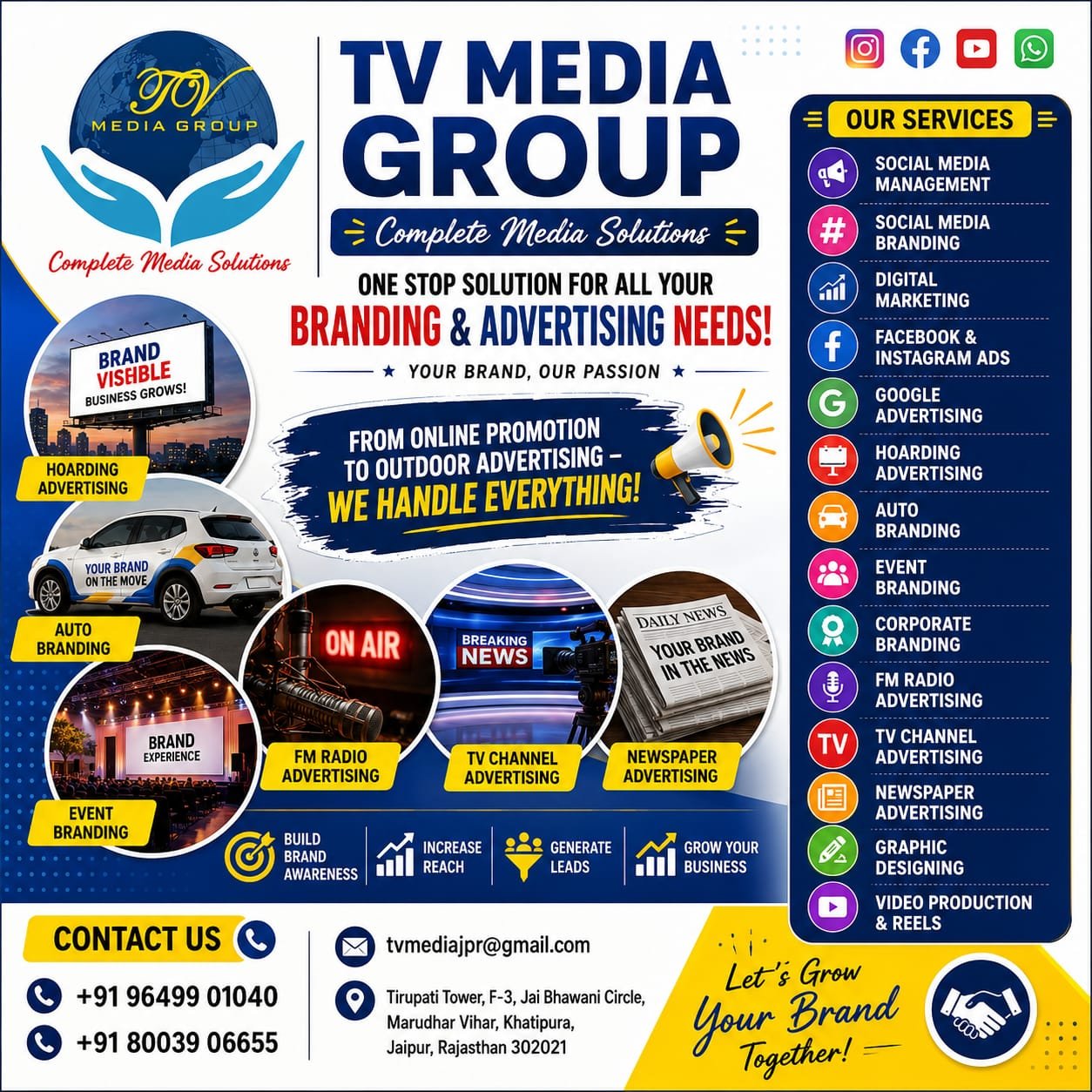 Corporate Event Management Services in Jaipur by TV Media Jaipur